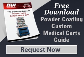 How Do You Test a Powder-Coated Paint Finish for Medical Carts?